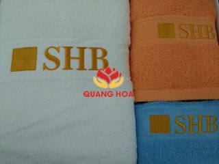 khăn thêu logo, khăn quà tặng thêu logo, khăn quà tặng sự kiện, khăn quà tặng khách hàng