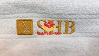khăn thêu logo, khăn quà tặng thêu logo, khăn quà tặng sự kiện, khăn quà tặng khách hàng